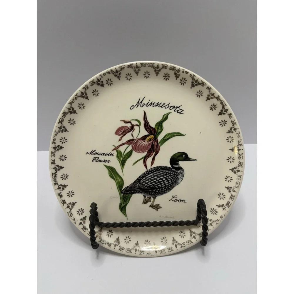 Mallard Duck Wall Plate Decor Minnesota Cottage Core Cabin